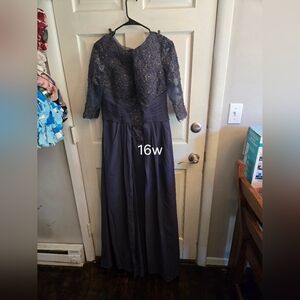 Elegant Blue/ Purple  Women's Dress
